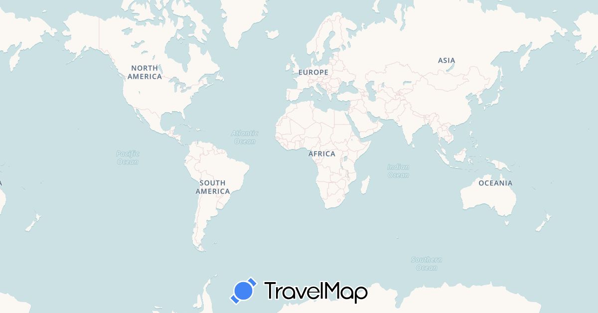 TravelMap itinerary: driving, bus, plane, cycling, train, hiking, boat, hitchhiking, motorbike in Albania, Armenia, Austria, Bosnia and Herzegovina, Belize, Switzerland, Costa Rica, Germany, Spain, France, Georgia, Gibraltar, Greece, Guatemala, Croatia, Hungary, Italy, Morocco, Mexico, Nicaragua, Panama, Portugal, Serbia, Slovenia, Slovakia, El Salvador, Turkey, Kosovo (Africa, Asia, Europe, North America)